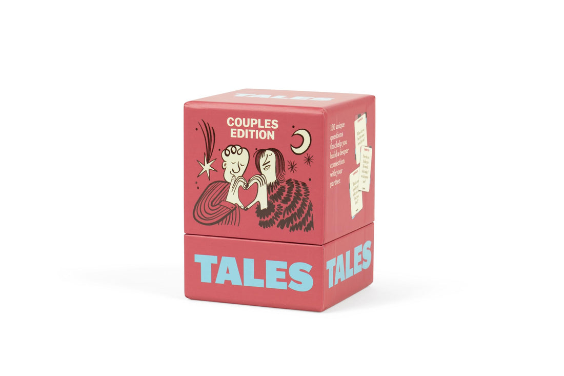 TALES 150 Conversation Starter Cards, Couples Edition, Perfect for Couples Games for Adults, Date Night Ideas, Gifts, Anniversaries, and Quality Time Together, Prompts for Deeper Connection